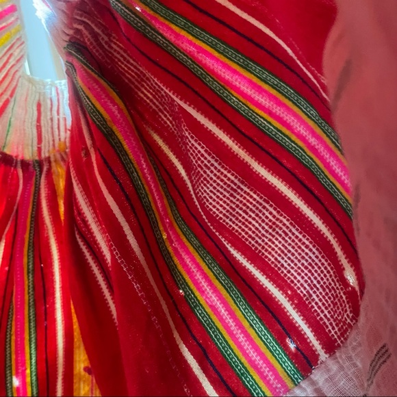 Gorgeous vintage embroidered multicolor skirt - Picture 9 of 11